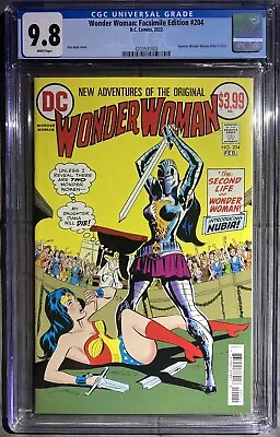 Buy Wonder Woman #204 CGC 9.8 Facsimile Edition 1st App. Nubia DC Comics 2022 • 43.36£