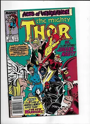 Buy Marvel Comics ~ The Mighty Thor ~  # 412  (1989)  VF- Newstand • 10.32£