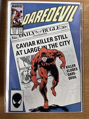 Buy DAREDEVIL #242- Volume 1 - May 1987 - Marvel Comics • 5£