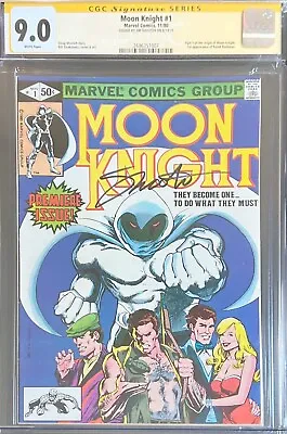 Buy Moon Knight #1 Marvel Comics 11/80 CGC 9.0 Signed • 157.98£