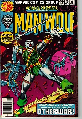 Buy Marvel Premiere Featuring Man-Wolf #45 Dec 1978 • 8.53£