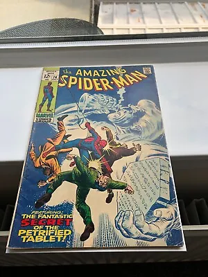 Buy Amazing Spider-Man 74 (1969) Silvermane App. Cents Version • 24.99£