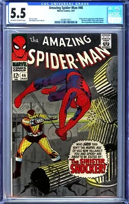 Buy Amazing Spider-man #46 (1967) - CGC 5.5 - SHOCKER FIRST APPEARANCE • 209.99£