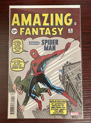 Buy Amazing Fantasy #15 Facsimile Edition Marvel Comics • 118.74£
