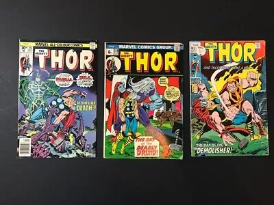Buy Marvel's The Mighty Thor - Issues 192 (1971)/209 (1973)/251 (1976) - Fair/good • 3.50£