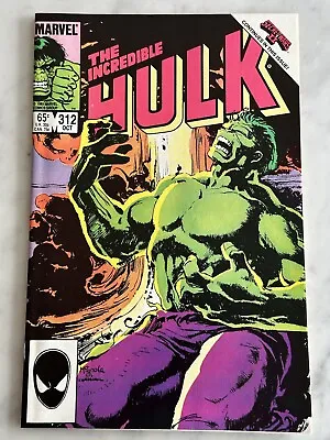 Buy Incredible Hulk #312 VF/NM 9.0 - Buy 3 For Free Shipping! (Marvel, 1985) AF • 3.80£