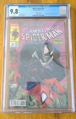 Buy Spider-Gwen #25 CGC 9.8, Amazing Spider-man #316 Homage, Lenticular Cover. • 59.29£