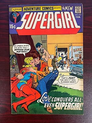 Buy Adventure Comics # 402  -new Supergirl 1971 Love Conquers All Nice Copy • 11.85£