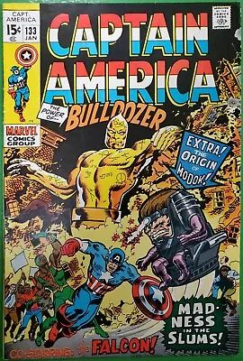 Buy Captain America #133 MODOK Origin Lee Gene Colan 1971 Marvel VF • 39.41£