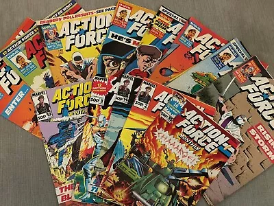 Buy Pick Your Own Marvel Uk Action Force Comics, Annuals, Panini Stickers Job Lot • 4.99£