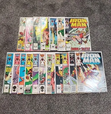 Buy Lot Of 18 IRON MAN Comics 1980s #s 147 171 179 203 222 229 253, 206 Thru 216 • 22.31£
