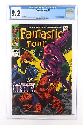 Buy Fantastic Four #76 - Marvel Comics 1968 CGC 9.2 Silver Surfer, Galactus And Psyc • 157.33£