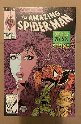 Buy Amazing Spider-Man 309 1st App Styx And Stone! Todd McFarlane ASM Run 1989! • 12.65£