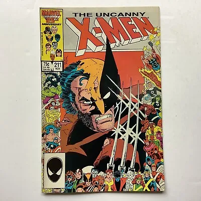 Buy Marvel Comics Uncanny X-Men #211 (1st Appearance Marauders Key) 1986 • 14.50£