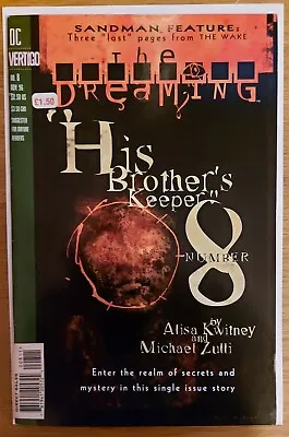 Buy The Dreaming #8 DC VERTIGO COMIC. NM. 1997. Cover By Dave Mckean. Sandman. • 1.50£
