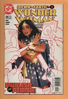 Buy Wonder Woman #196 DC Comics 2003 Signed By Adam Hughes! NM 9.4 • 59.58£