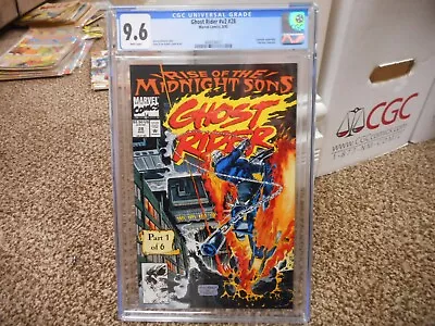 Buy Ghost Rider 28 Cgc 9.6 Marvel 1992 V2 1st Appearance Of Midnight Sons Lilith WHT • 36.65£