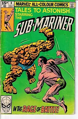 Buy Tales To Astonish Starring The Sub-mariner #8 Marvel Comics • 4.49£