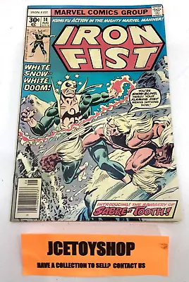 Buy 1977 Marvel Comics - Iron Fist 14 - 1st Appearance Of Sabertooth Key • 198.60£