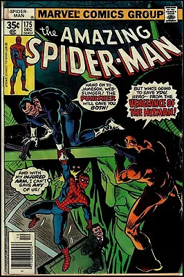 Buy Amazing Spider-Man (1963 Series) #175 'Punisher App.' FR Condition (Marvel 1977) • 3.95£