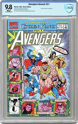 Buy Avengers Annual #21 CBCS 9.8 1992 21-34264BD-010 • 87.38£