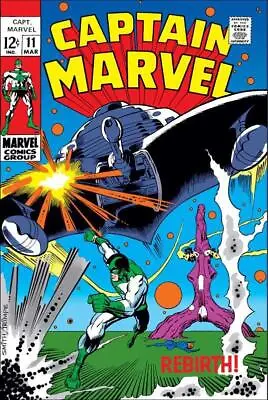 Buy Captain Marvel (1968) #  11 (4.5-VG+) Barry Windsor-Smith Cover 1969 • 12.15£