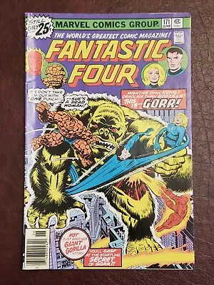 Buy Marvel Comics Fantastic Four #171 June 1976 Death Is A Golden Gorilla Gorr Perez • 9.88£