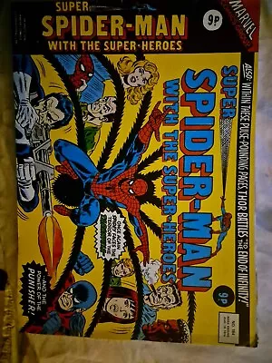 Buy Super Spider-man With The Super-Heroes No. 184 1976 - - Classic Marvel Comics • 14.71£