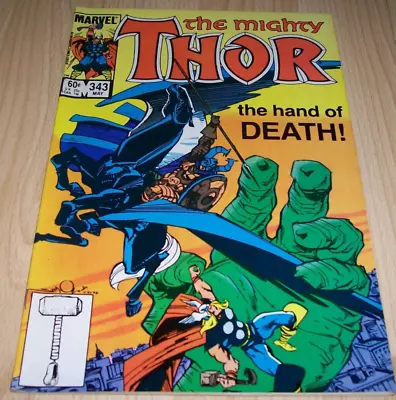 Buy Thor (1962-1996 1st Series ) #343...Published May 1984 By Marvel • 8.95£