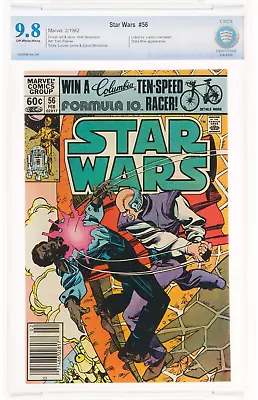 Buy Star Wars #56 NEWSSTAND CBCS 9.8 1982 OW White Darth Vader Obi-Wan 1st Shira Cgc • 117.15£