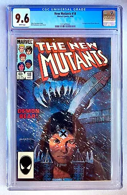 Buy New Mutants #18 Cgc 9.6 1st Full Appearance Demon Bear + New Warlock 1984 • 119.99£