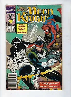 Buy Marc Spector Moon Knight # 20 Marvel Comics Spider-Man/Punisher App Nov 1990 FN+ • 4.95£
