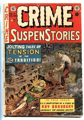 Buy Crime SuspenStories  #15 - 1953 - EC - G - Comic Book • 260.84£