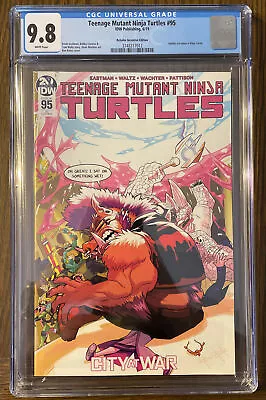 Buy CGC 9.8 Teenage Mutant Ninja Turtles #95 RI Variant First Jennika As Turtle IDW • 157.66£