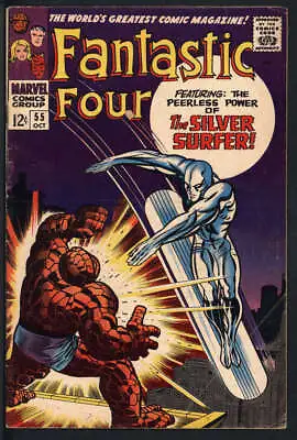 Buy Fantastic Four #55 4.0 // Jack Kirby & Joe Sinnott Cover Marvel Comics 1966 • 57.91£