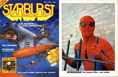 Buy Starburst Comic Vol 1 #2 WITH POSTER 1978 Vintage Has Spine Tics And Edgewear • 4.99£