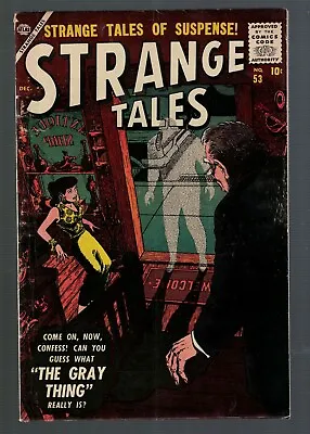 Buy Atlas Marvel Comics Strange Tales 53 5..5 1956  Horror I Died Tomorrow  • 257.59£