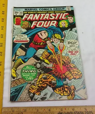 Buy Fantastic Four 165 Comic Book Lot F 1970s The THING Crusader • 9.69£