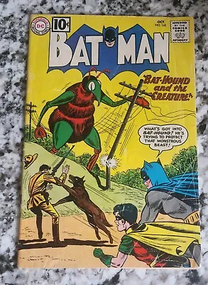 Buy BATMAN #143 (DC Comics 1961) Bat-Hound + Whirly Bat Last 10 Cent Issue  • 71.33£