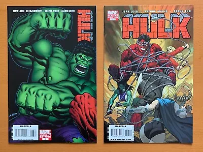 Buy Hulk #6 & 7 B Variants. Red Hulk (Marvel 2008) 2 X VF/NM Comics • 7.12£