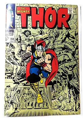Buy The Mighty Thor #154 Cover Jack Kirby - Story Stan Lee • 35.98£