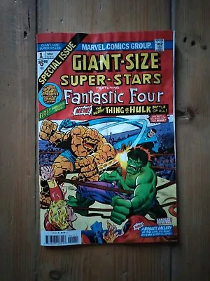 Buy Giant-Size Super-Stars #1 Facsimile 2024 Fantastic Four Hulk Water Damaged Cover • 0.75£