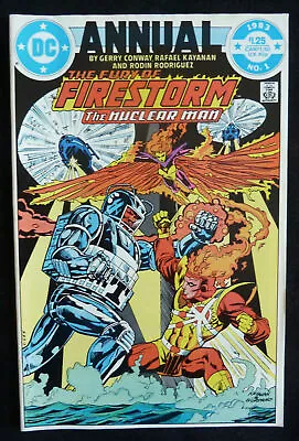 Buy The Fury Of Firestorm The Nuclear Man Annual #1 - DC Comics 1983 VF 8.0 • 6.75£