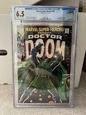 Buy Marvel Super Heroes #20 (1969) CGC 6.5 OWW - Classic Doctor Doom Cover • 320.99£