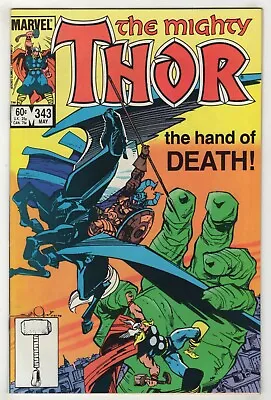 Buy Thor #343 (May 1984, Marvel) Walter Simonson Cv • 6.40£