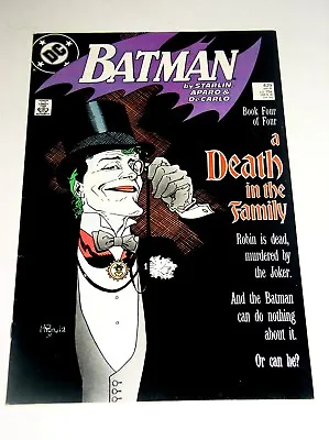 Buy Batman: #429   Death In The Family  - Classic Joker Cover - 1989 • 11.86£