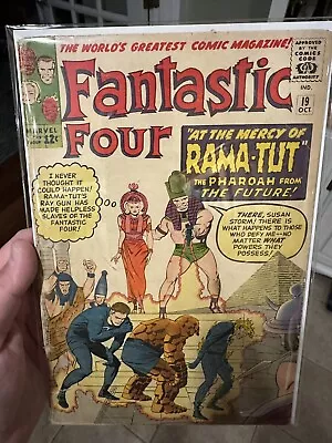 Buy Fantastic Four #19 (Marvel, 1963) First App. Rama Tutt (Kang) WP KEY Jack Kirby • 118.33£
