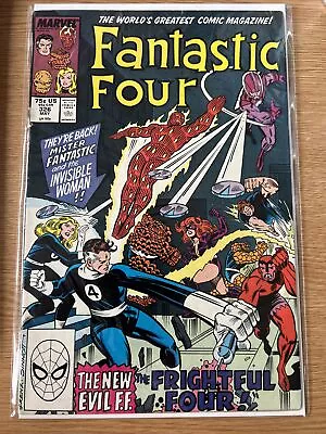 Buy Fantastic Four #326 - Volume 3 - Frightful Four App - May 1989 - Marvel • 0.99£