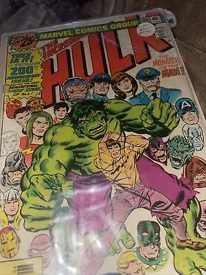 Buy The Incredible Hulk #200 1976 Marvel Comics Comic Book  • 5.99£