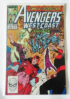 Buy West Coast Avengers #53, Marvel Comics, 1989, NEAR MINT 9.8 High Grade 🌟 • 4.99£